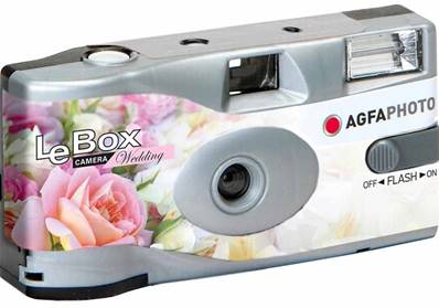 Lot 5 Appareils photo jetables Agfa mariage / 27 photos - Mars 2025
