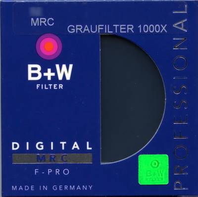 Filtre gris B+W 62 mm - ref 110-MRC - ND1000 ND 1000