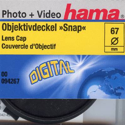 HAMA BOUCHON SNAP 67MM