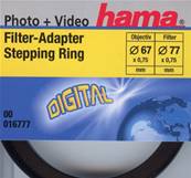 Bague de conversion 67mm(obj) >77mm (filtre)